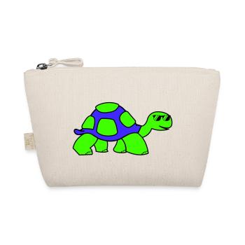 cool turtle - Bio-Täschchen - Natur - Vorne