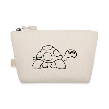 cool turtle - Bio-Täschchen - Natur - Vorne