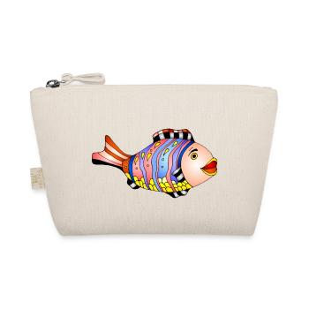 Fisch - Bio-Täschchen - Natur - Vorne