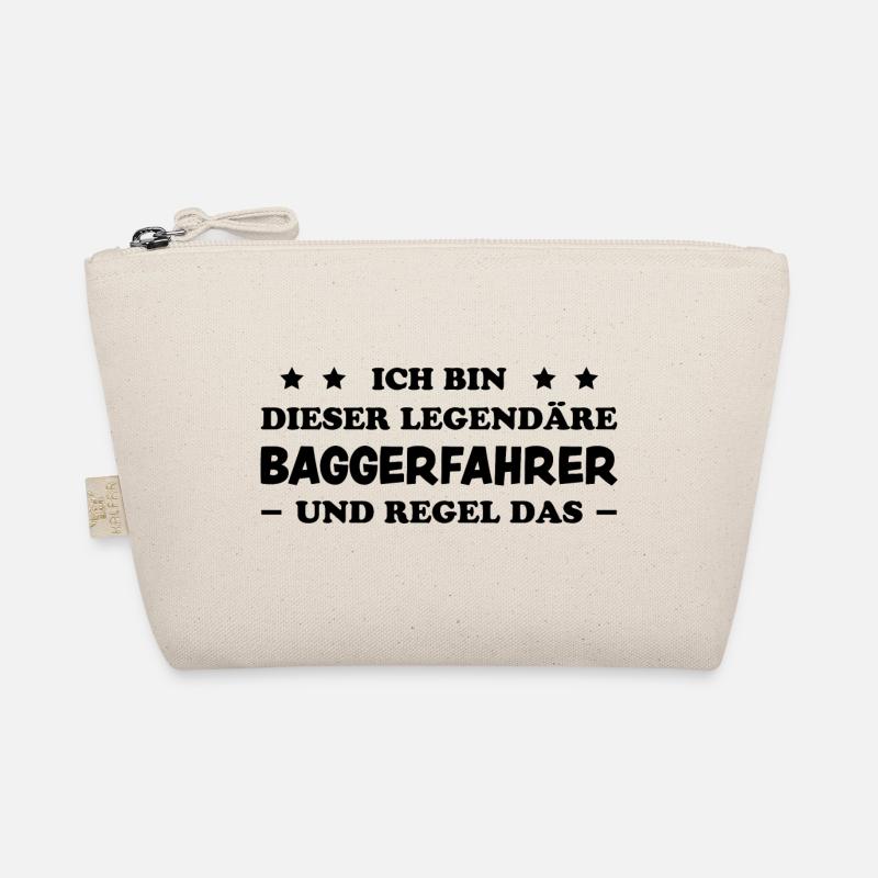 Baggerfahrer Lustiger Spruch Beruf Bagger Geschenk Bio-Täschchen