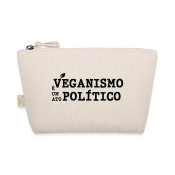 Veganismo é um Ato Político - Organic Pouch - nature - Front