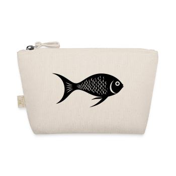 Süßer Fisch schwimmt im Meer - Illustration - Bio-Täschchen - Natur - Vorne