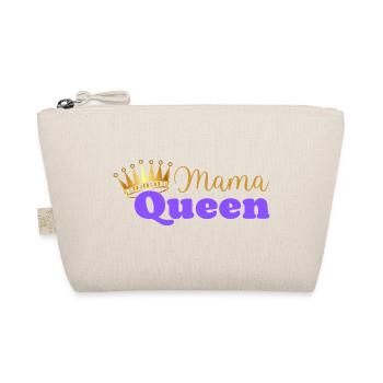 Mama queen - mom queen - Mother's Day gift - Organic Pouch - nature - Front