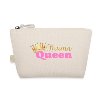 Mama queen - mom queen - Mother's Day gift - Organic Pouch - nature - Front