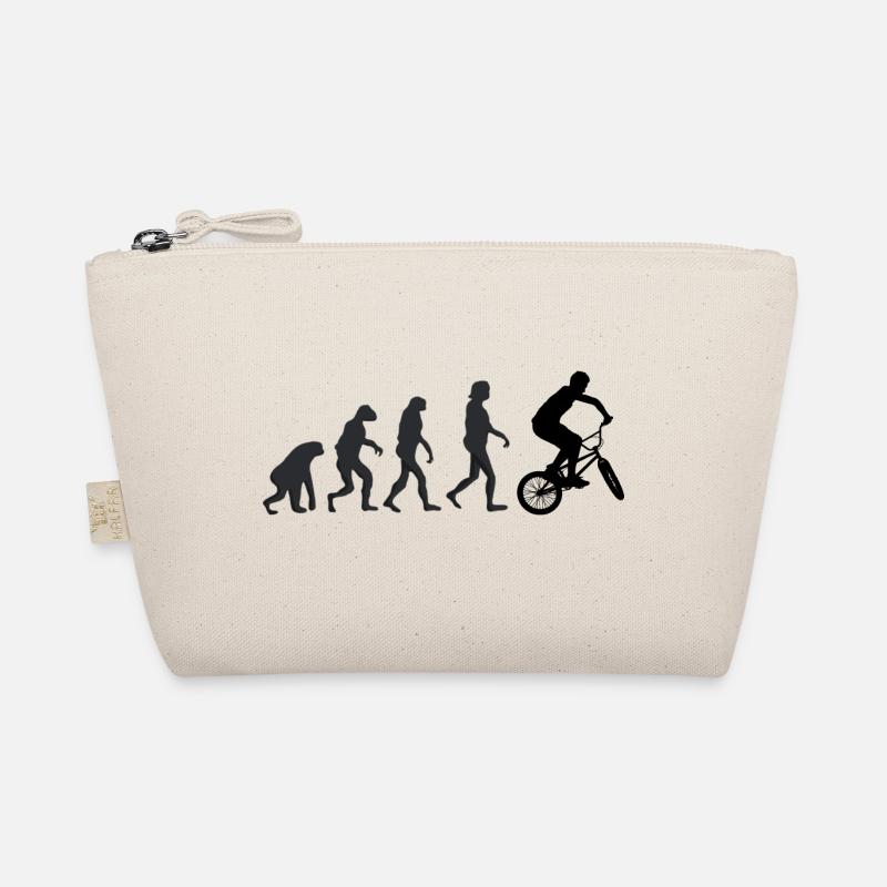 Bicycle - Human Evolution - Organic Pouch - nature