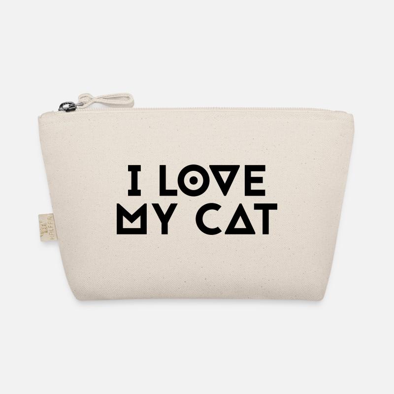 I love my cat Bio-Täschchen