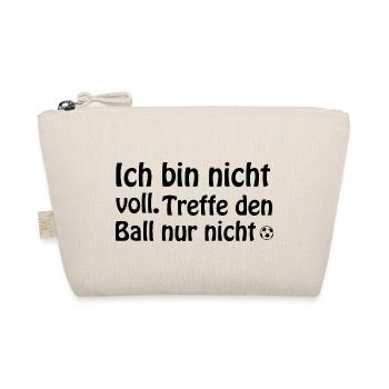 Fußball Soccer - Bio-Täschchen - Natur - Vorne