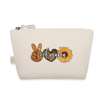 Cool Mama, Sunflowers and leopard print - Organic Pouch - nature - Front