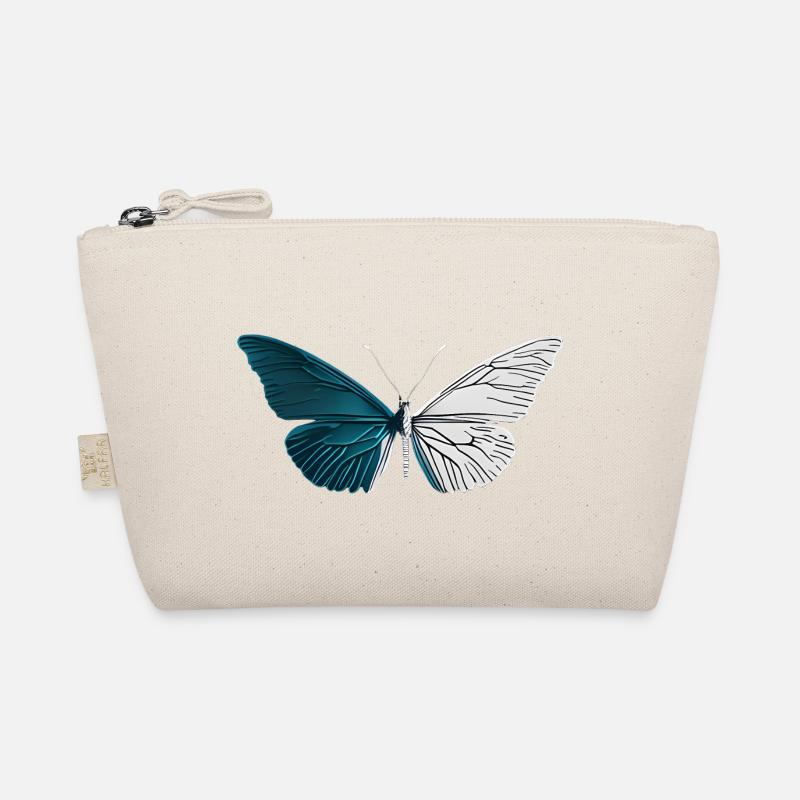 Minimalist Butterfly Organic Pouch