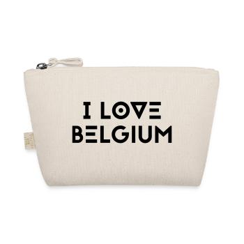 I LOVE BELGIUM - Organic Pouch - nature - Front