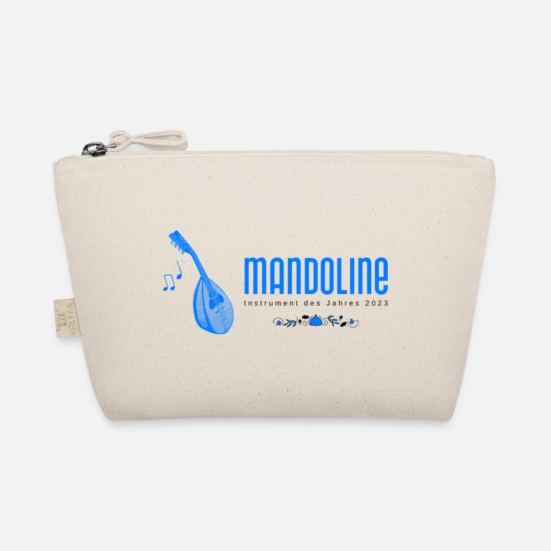 Mandoline Instrument des Jahres (hellblau) - Bio-Täschchen - Natur