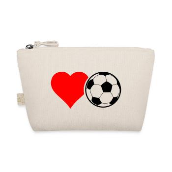 Fußball Soccer - Organic Pouch - nature - Front
