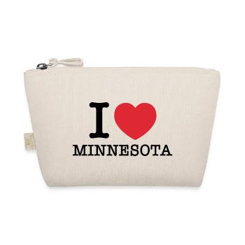 Ich liebe Minnesota | Minnesota | I Herz Minnesota - Bio-Täschchen - Natur - Vorne