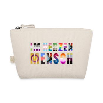 Pride Regenbogenfarben LGBTQ - Bio-Täschchen - Natur - Vorne