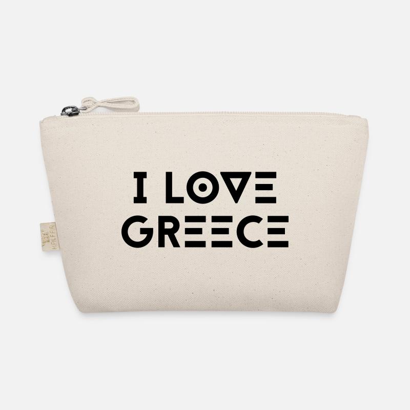 I LOVE GREECE Bio-Täschchen