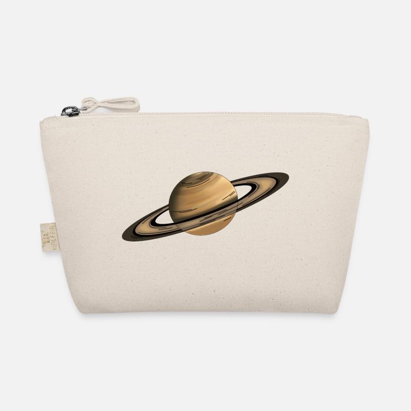 Saturn Planet Rings Organic Pouch