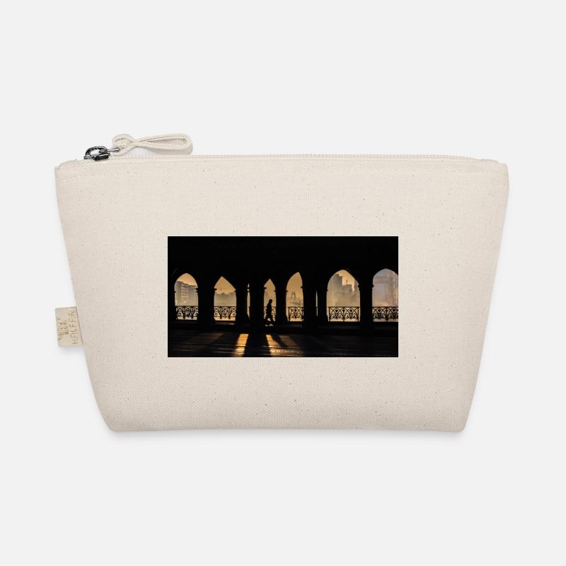 A man on his way to work - Organic Pouch - nature