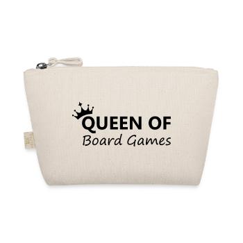 Boardgame Chess Backgammon Game Night - Organic Pouch - nature - Front