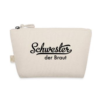 Schwester der Braut - Bio-Täschchen - Natur - Vorne
