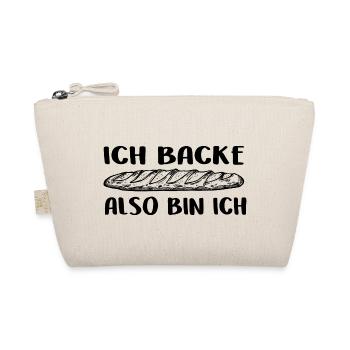 Ich backe also bin ich - Backen mein Hobby - Bio-Täschchen - Natur - Vorne