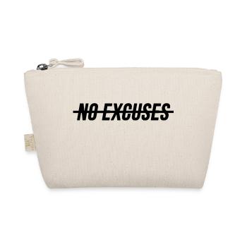 No Excuses - Bio-Täschchen - Natur - Vorne