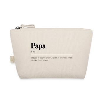 Papa - Cadeau original, définition - Trousse biologique - nature - Devant
