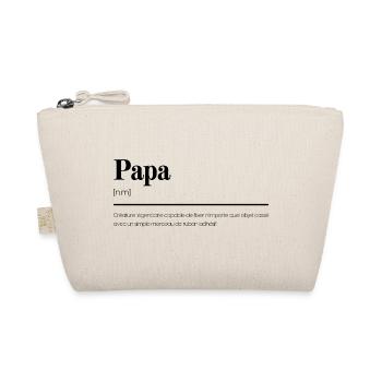 Papa - Cadeau original, définition - Trousse biologique - nature - Devant