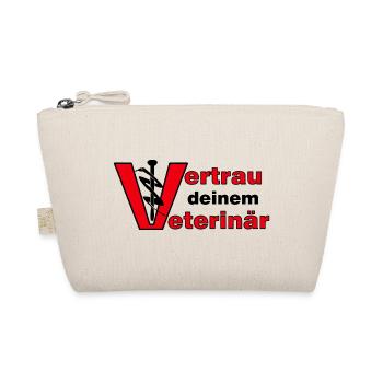 Veterinär Vertrauen - Tierarztmotiv - Bio-Täschchen - Natur - Vorne