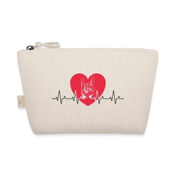 Heavy Metal ECG Metal Fork - Organic Pouch - nature - Front