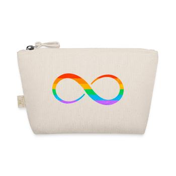 Gay Pride Parade LGBTQ+ Rainbow Flag Body Positive - Organic Pouch - nature - Front