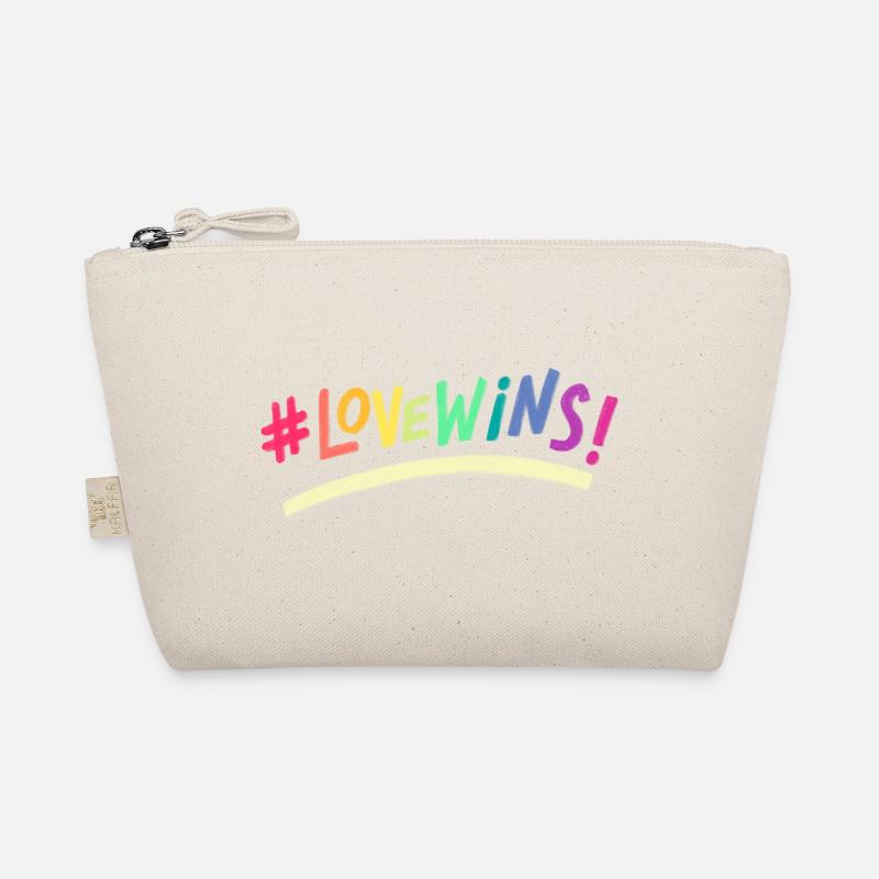 Love Wins - Bio-Täschchen - Natur