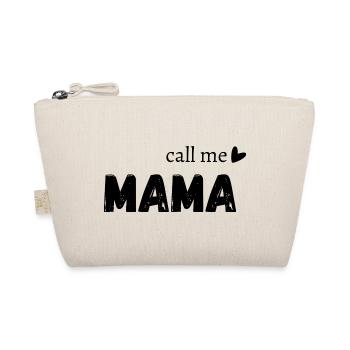 Call me mama - Organic Pouch - nature - Front
