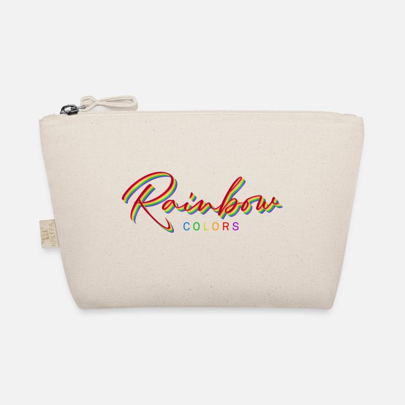rainbow colors Bio-Täschchen