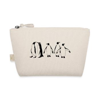 Pinguine im Winter - Bio-Täschchen - Natur - Vorne