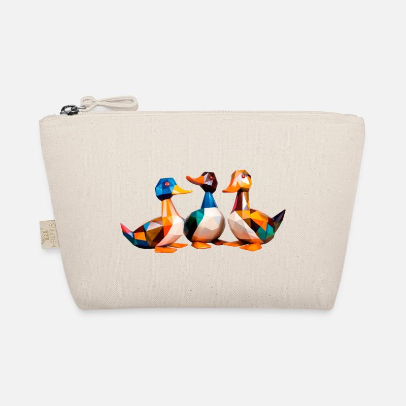 Ducks Cubism 2 Organic Pouch