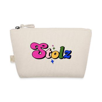 STOLZ PRIDE LGBTQ+ SLOGAN - Bio-Täschchen - Natur - Vorne