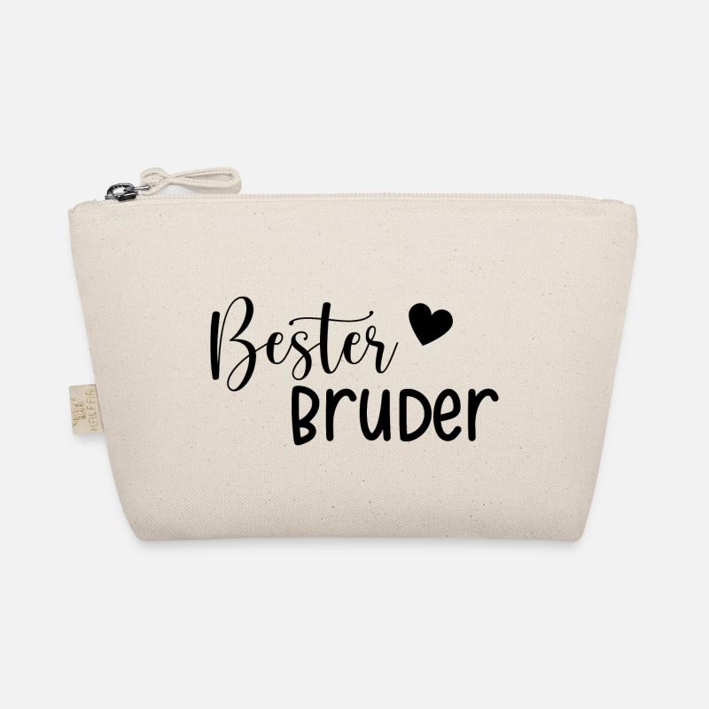 Bester Bruder Geschenkidee - Bio-Täschchen - Natur