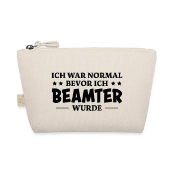 Beamter Spruch Verbeamtung Büro Beamten Geschenk - Bio-Täschchen - Natur - Vorne