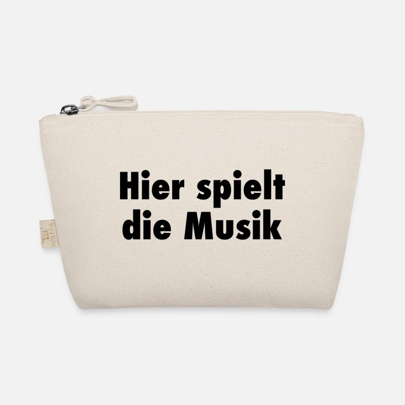 Hier spielt die Musik - Bio-Täschchen - Natur