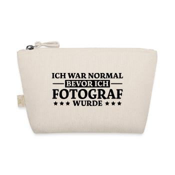 Fotograf Spruch Foto Lustiges Fotograf Geschenk - Bio-Täschchen - Natur - Vorne
