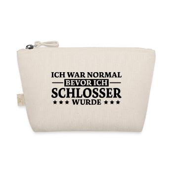 Schlosser Spruch Beruf Lustiges Schlosser Geschenk - Bio-Täschchen - Natur - Vorne