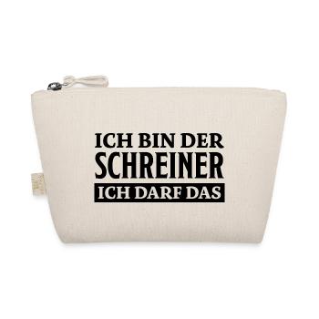 Schreiner Spruch Tischler Witz Schreiner Geschenk - Bio-Täschchen - Natur - Vorne