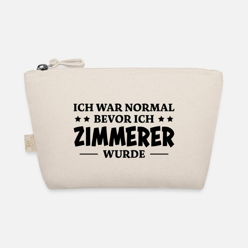 Zimmerer Spruch Zimmermann Witz Zimmerer Geschenk - Bio-Täschchen - Natur