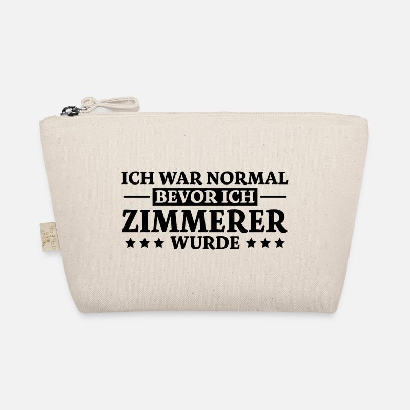 Zimmerer Spruch Zimmermann Witz Zimmerer Geschenk - Bio-Täschchen - Natur