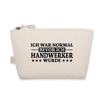 Handwerker Spruch Heimwerker Handwerker Geschenk - Bio-Täschchen - Natur - Vorne