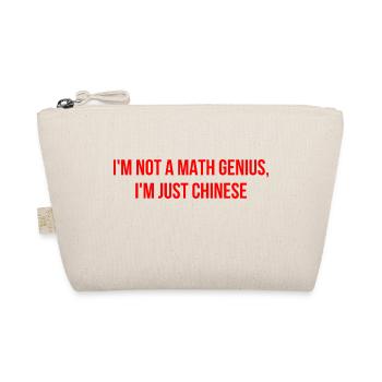 Ich bin gut in Mathe ich bin nur Chinese - Bio-Täschchen - Natur - Vorne