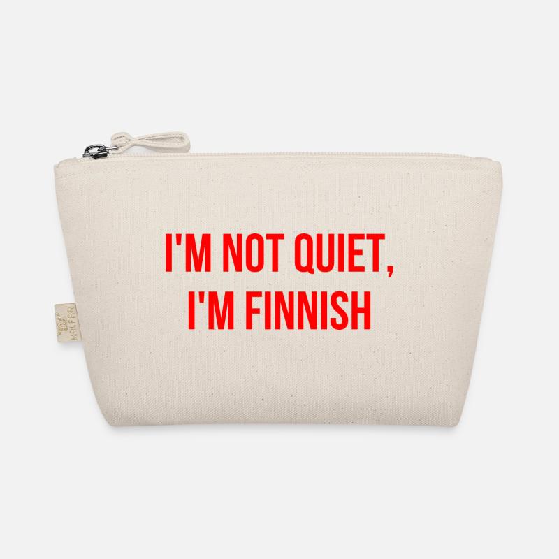 Ich bin nicht ruhig ich bin Finne Bio-Täschchen