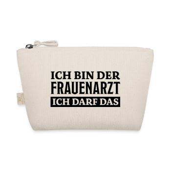 Frauenarzt Spruch Lustiges Frauenarzt Geschenk - Bio-Täschchen - Natur - Vorne