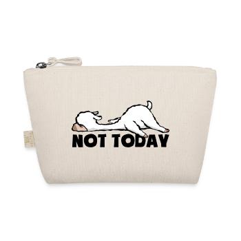Not today - Tired and lazy - Lama - Organic Pouch - nature - Front