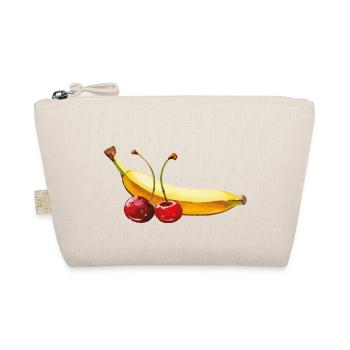 banane kirschen - Bio-Täschchen - Natur - Vorne